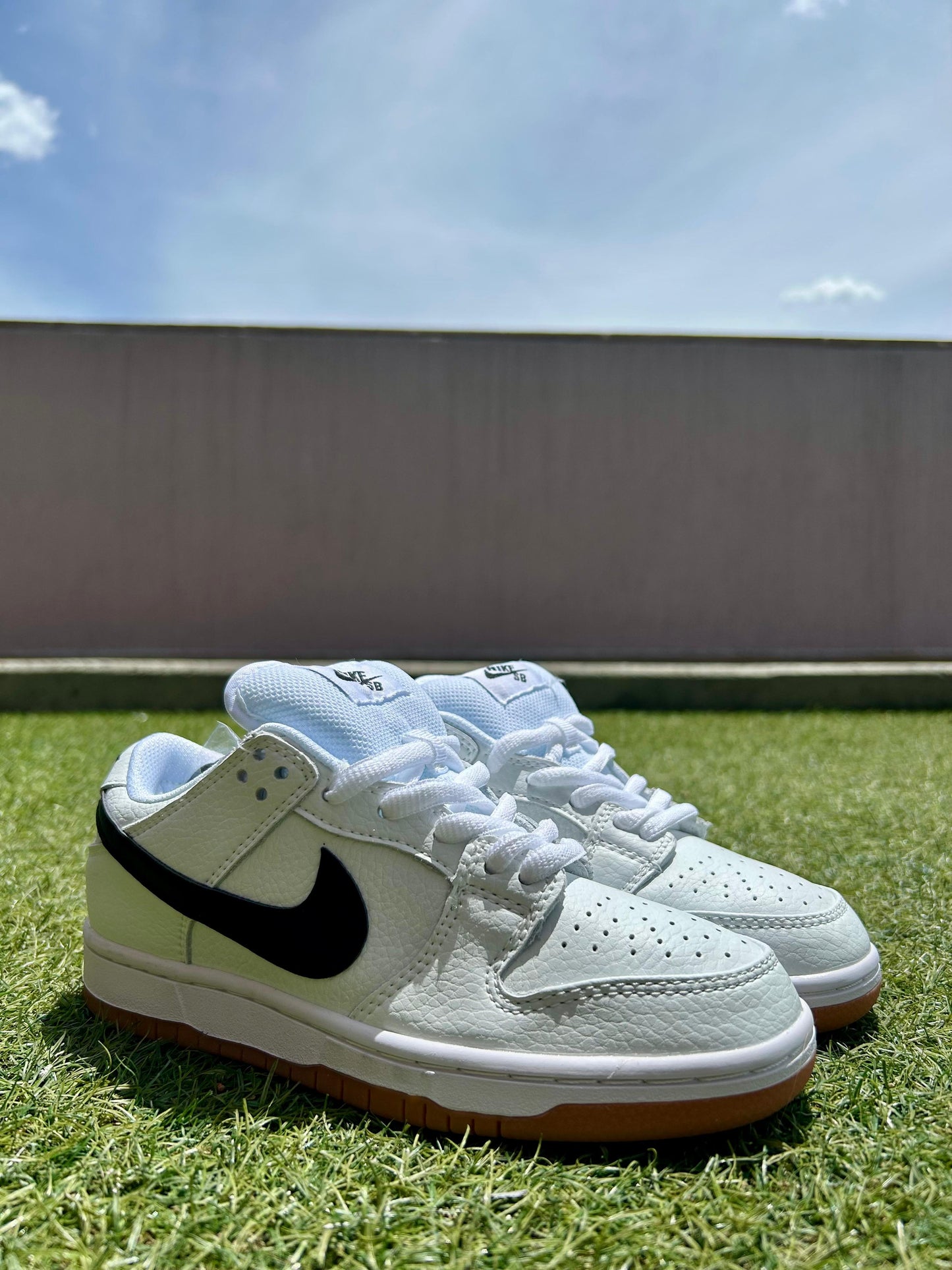 SB Dunk low Blanco-Negro